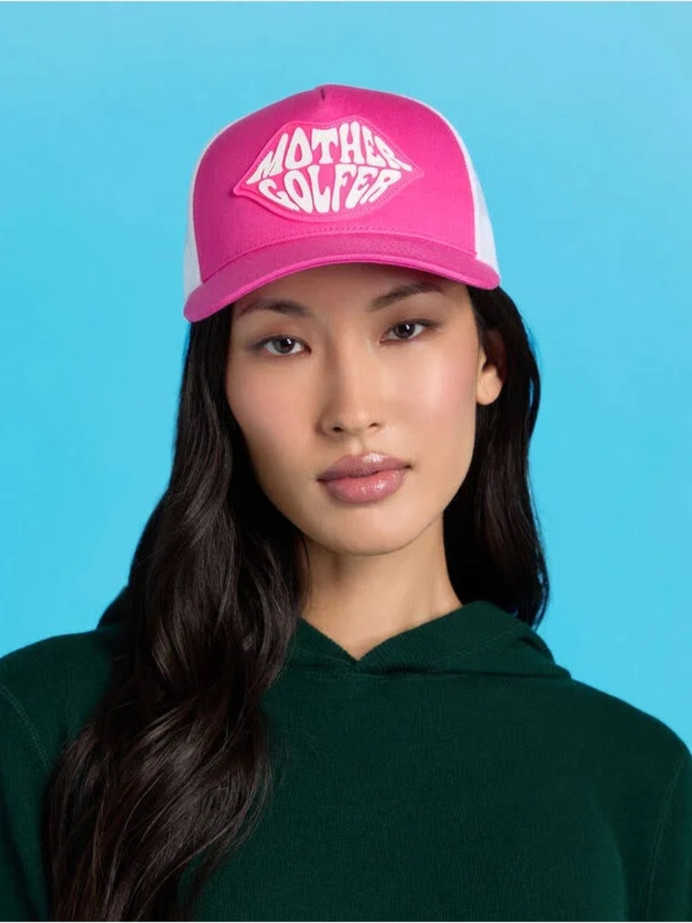 G/FORE Mother Golfer Trucker Hat Knockout Pink NWT